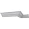 Ekena Millwork 4 3/4"H x 5 1/8"P x 7"F x 94 1/2"L Nadia Crown Moulding MLD04X05X07NA - alternate 8